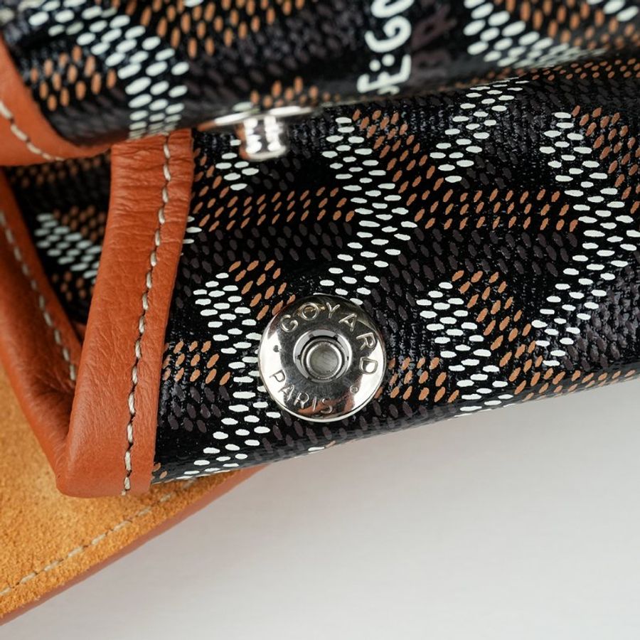 KÉSH 凱仕國際精品【法式鬆弛氛圍】GOYARD Alpin Mini 棕色迷你後背包｜經典 Goyardine 帆布-11
