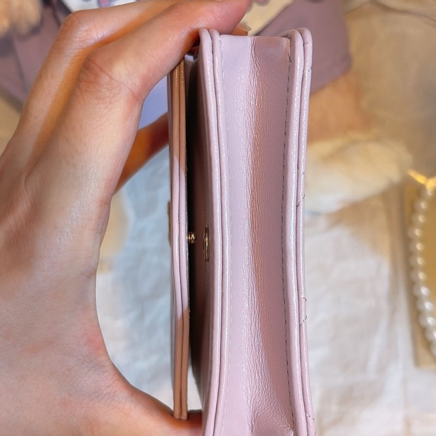 Chanel 夢幻淡紫 31 卡包 全新 台灣專櫃-1