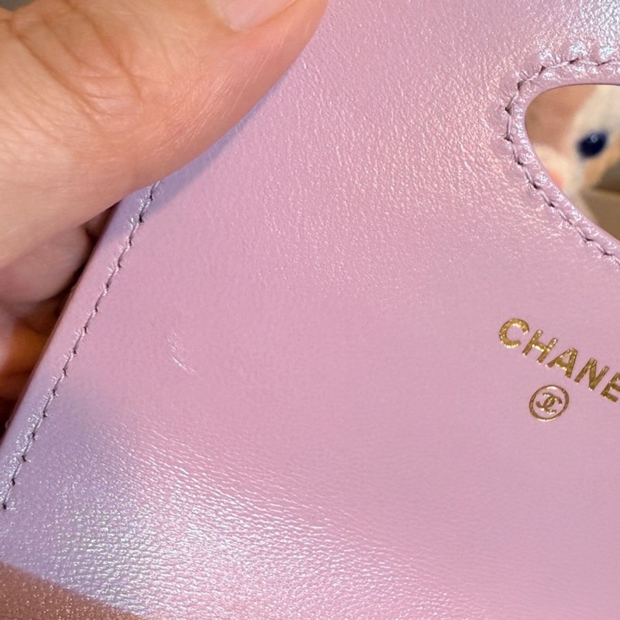 Chanel 夢幻淡紫 31 卡包 全新 台灣專櫃-5
