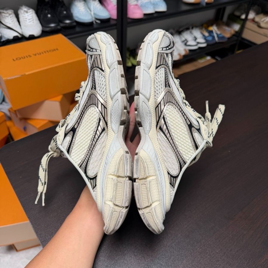 巴黎世家balenciga 3xl 半拖 做舊米色 38碼-4