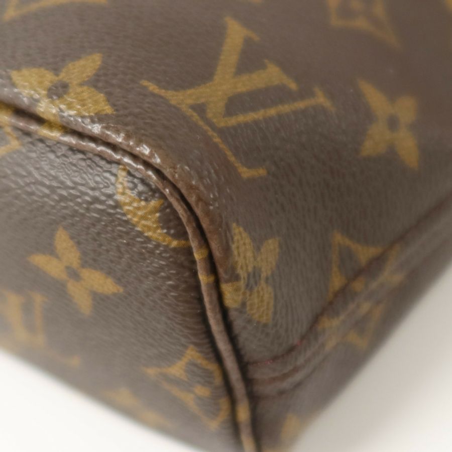 LOUIS VUITTON Monogram Neverfull BB金扣手挽肩背兩用袋-11