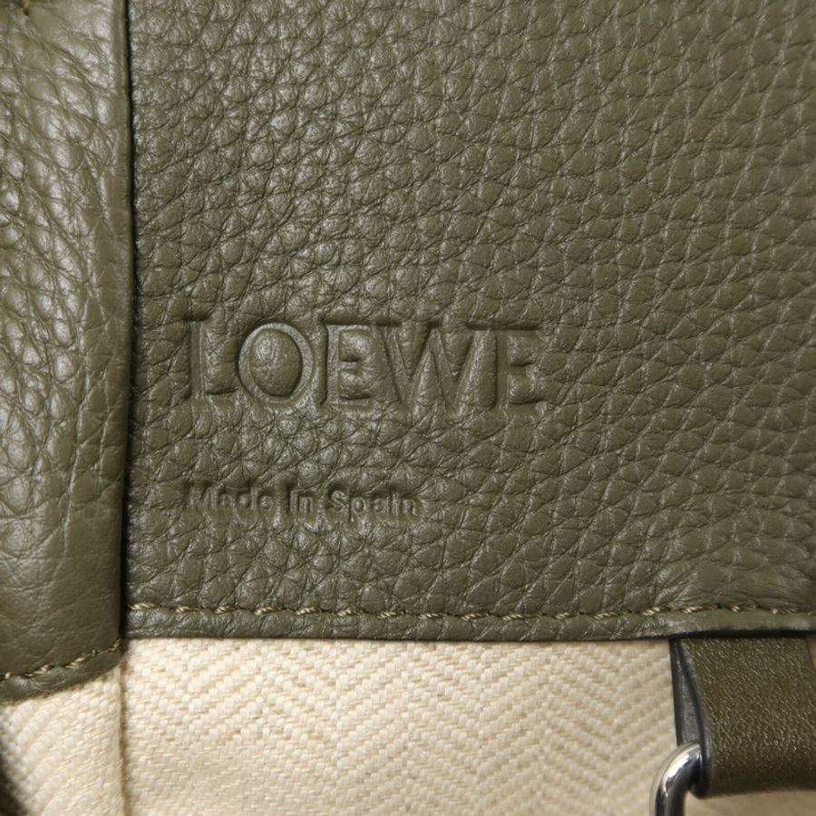 LOEWE 牛皮皮革Hammock手挽肩背兩用袋-5