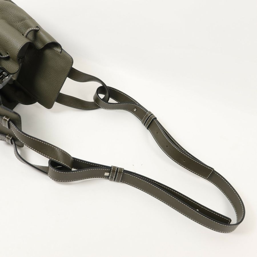 LOEWE 牛皮皮革Hammock手挽肩背兩用袋-7