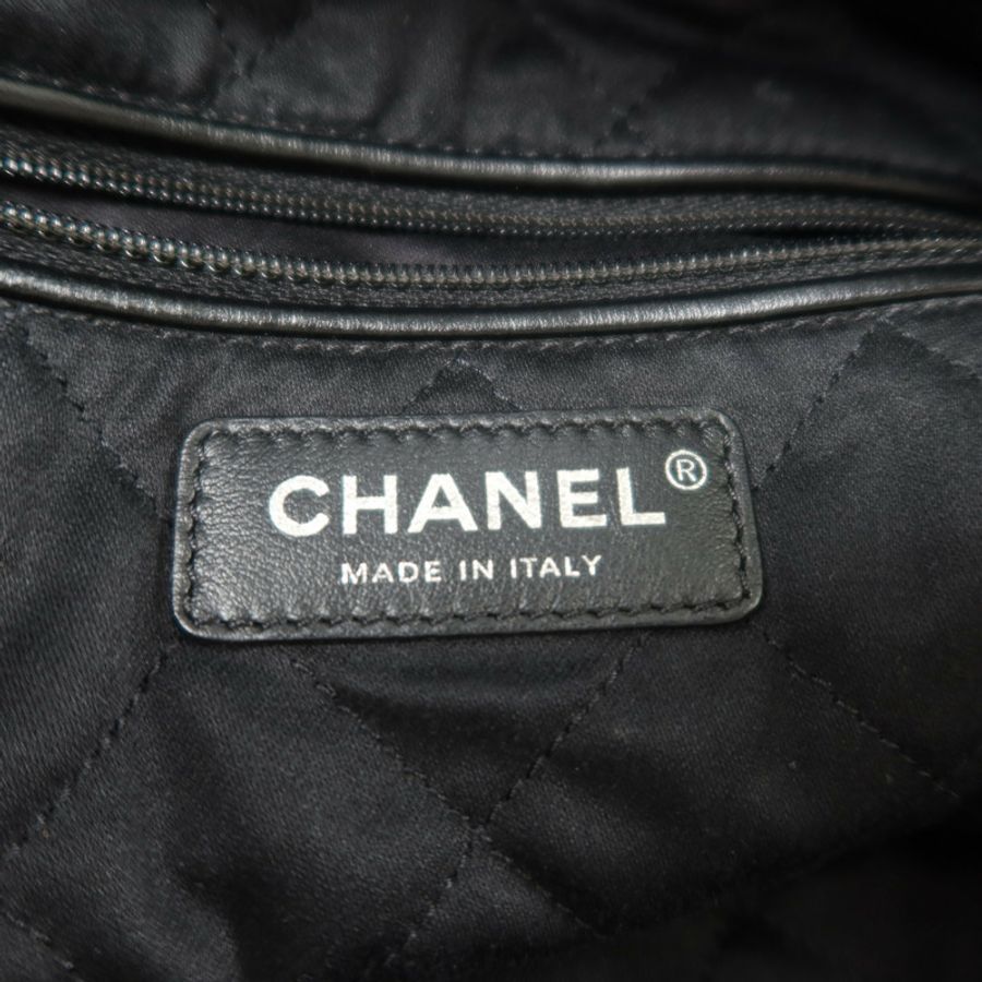 CHANEL 牛皮皮革Chanel 22 Backpack銀扣背包-5