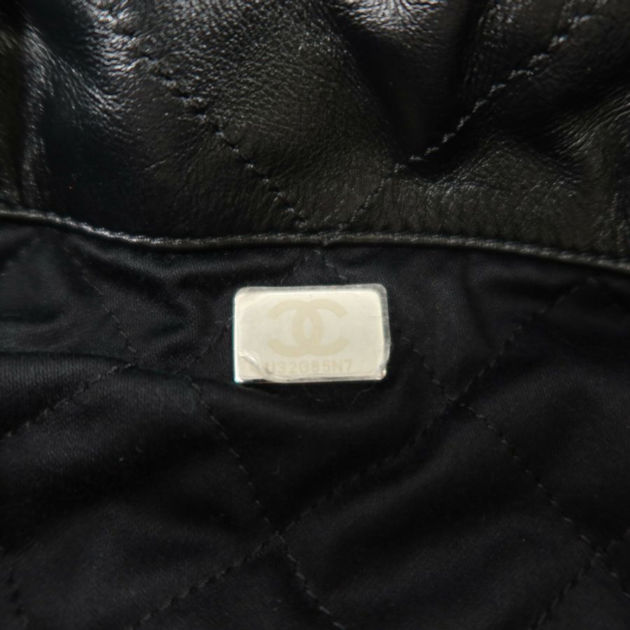 CHANEL 牛皮皮革Chanel 22 Backpack銀扣背包-6