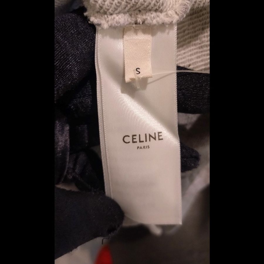 Celine 灰色字母帽T 上衣-13