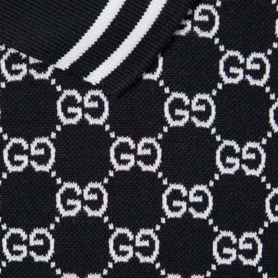 💎Han's house精品服飾💎GUCCI 古馳 POLO 衫 現貨 M / XXXL 原價39700-5