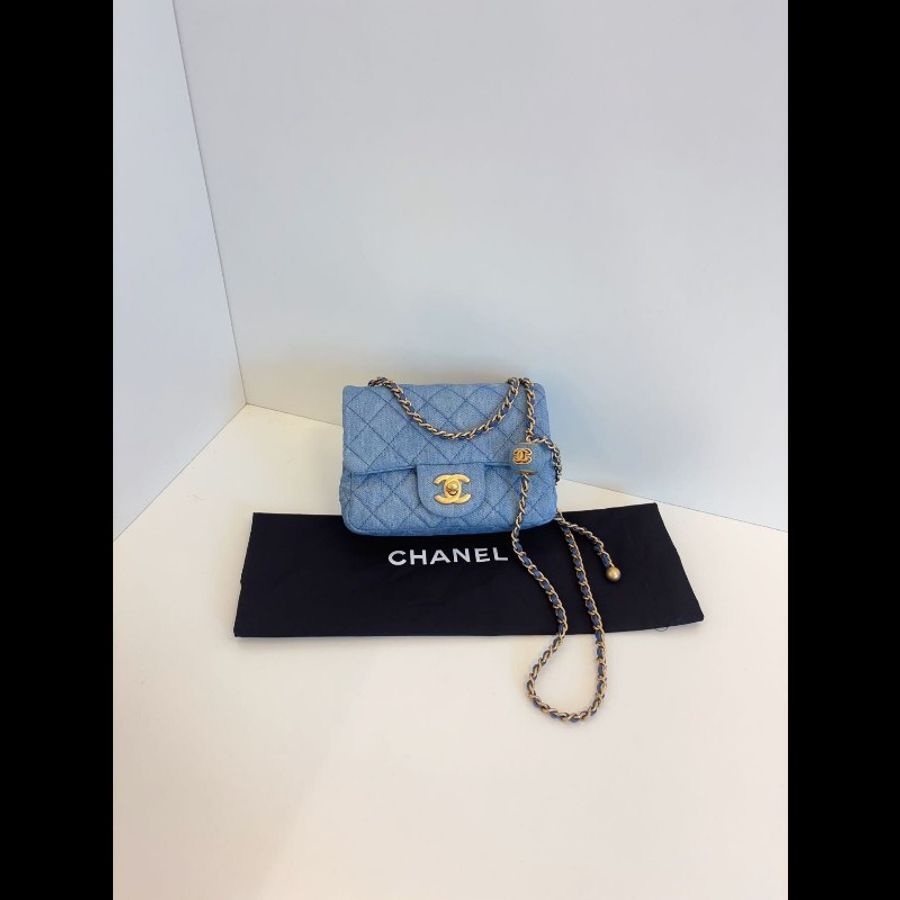 Chanel 牛仔gold ball classic-0