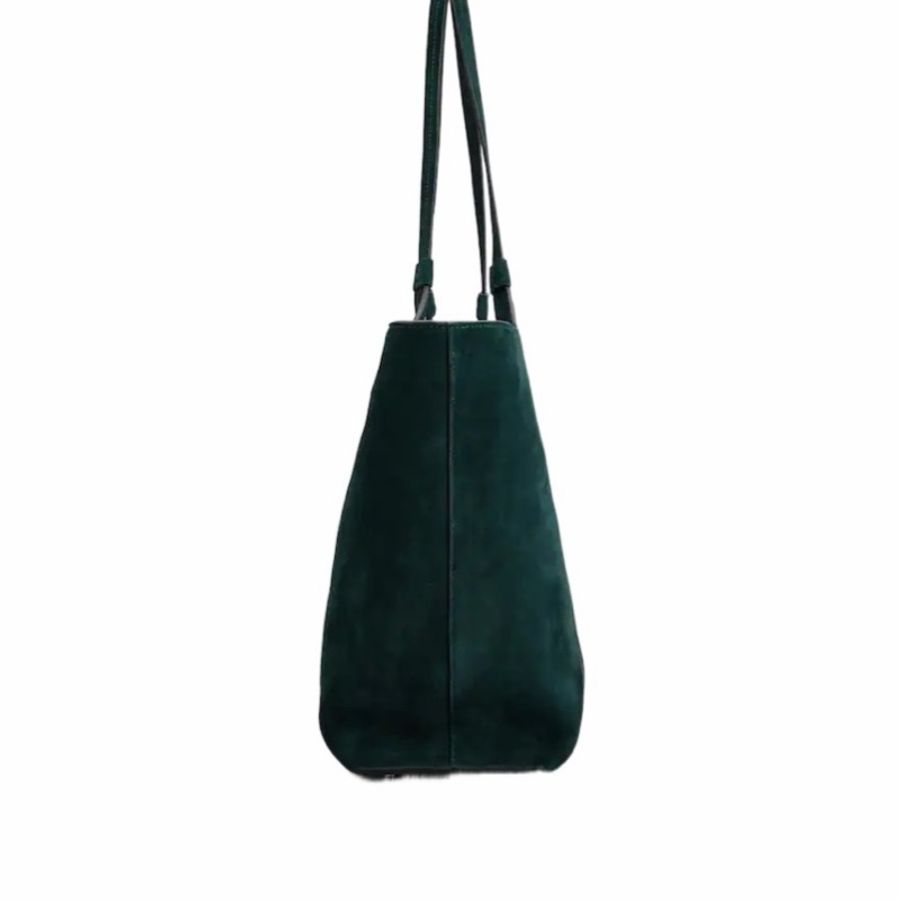 Roger Vivier 女士 Belle Vivier 中號絨面購物袋均碼碼中號、43cm*19cm*26cm-5