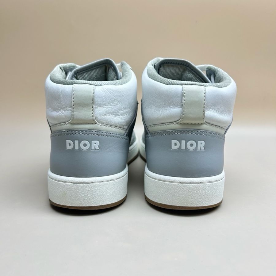 Dior/迪奧 B27白藍滿印休閒鞋 42碼 99新-1