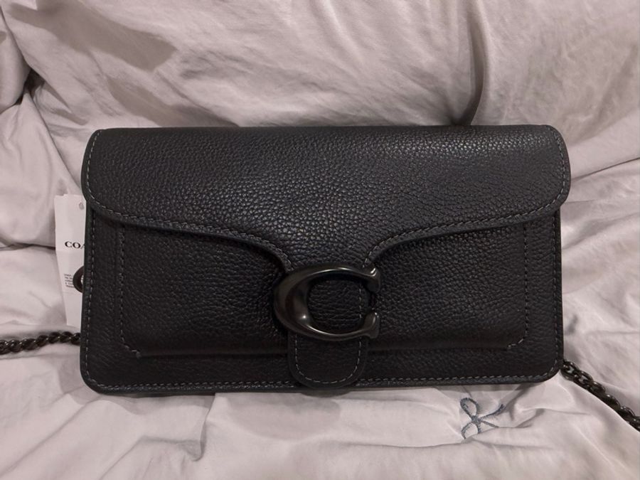 COACH TABBY 鍊帶手拿包CE772 全新沒使用過-5