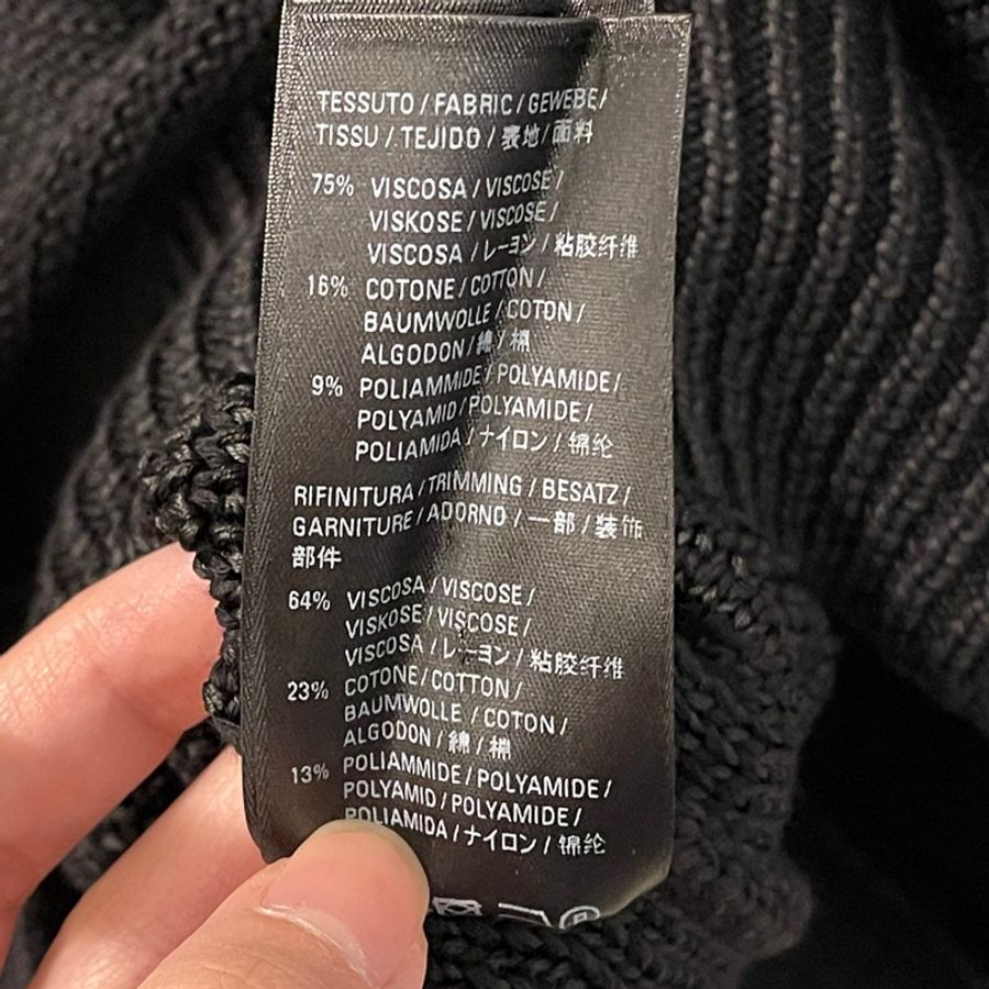 清倉 Balenciaga 黑色logo 毛衣S碼-2