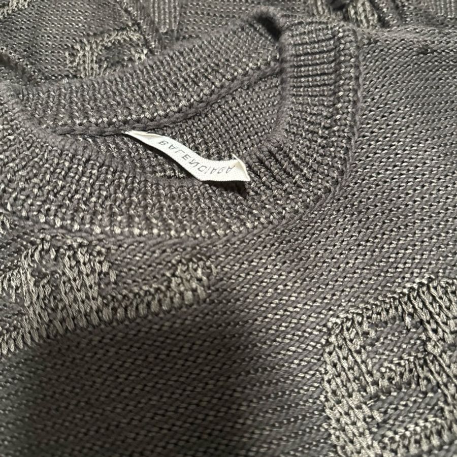 清倉 Balenciaga 黑色logo 毛衣S碼-3