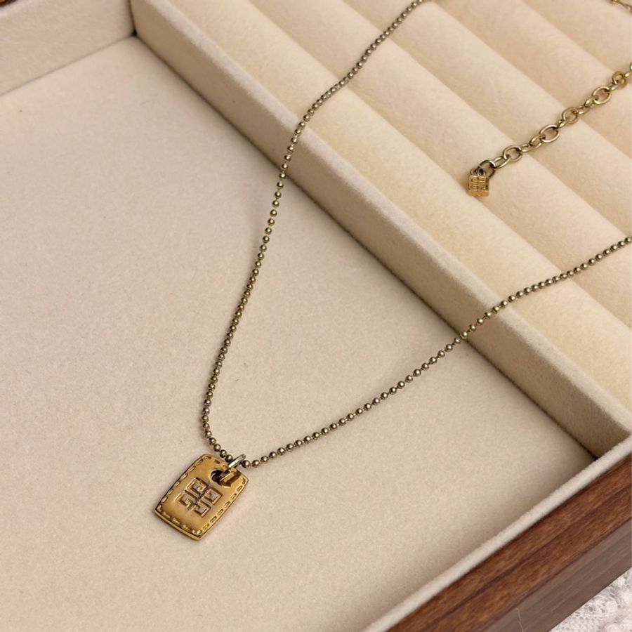 Givenchy 鍍金項鏈 4G Logo 頸鏈 紀梵希-4