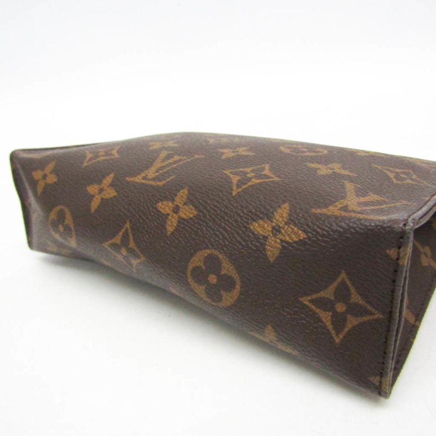 路易威登 Monogram Pochette Toilet 19 M47544 男女通用棕色手拿包-4