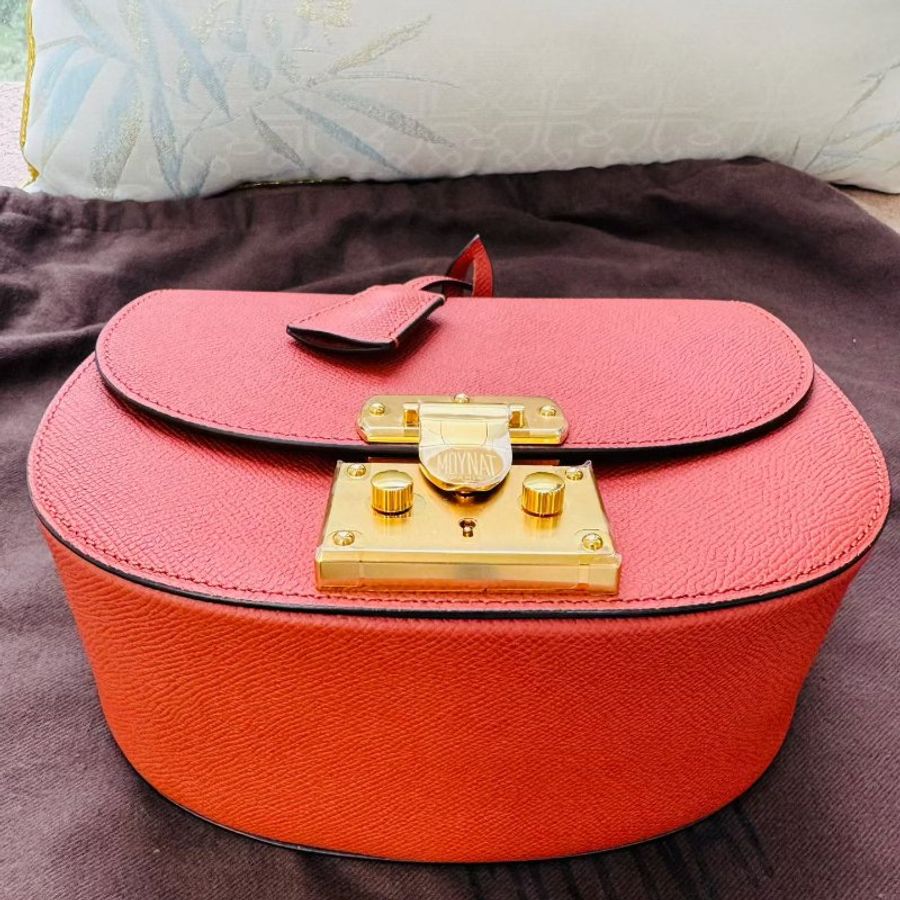 Moynat 馬鞍包 Flori 斜背包20×9×19cm 99新配件塵袋 肩帶-4