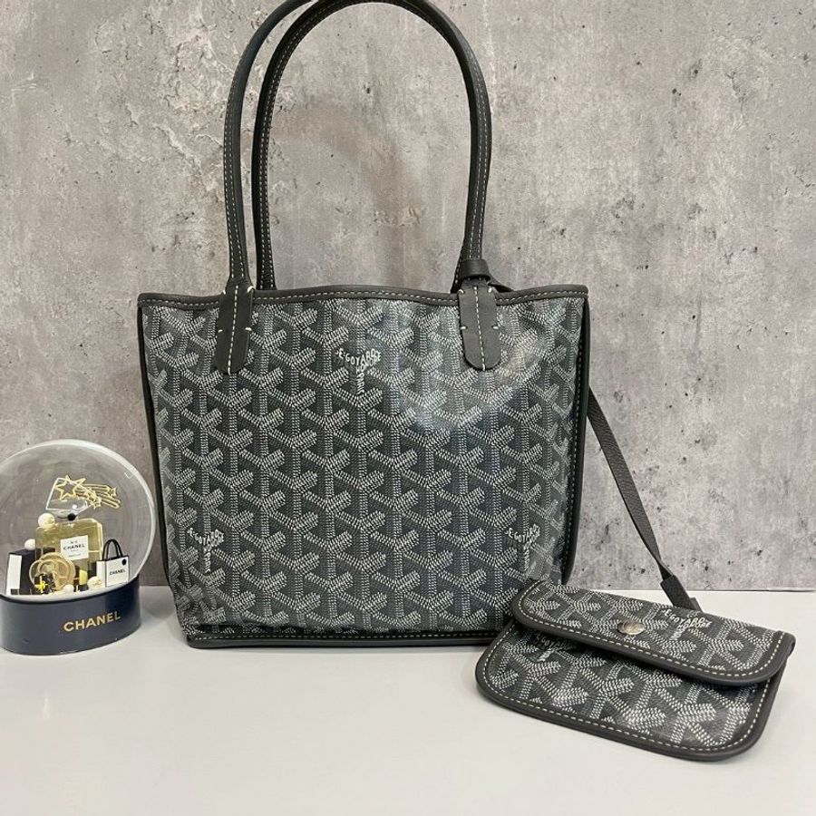 Goyard mini tote 灰色-0