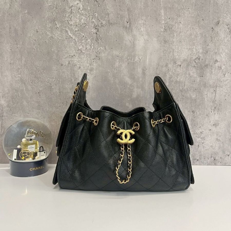 Chanel 25bag mini 黑金荔枝牛 2026/4月離櫃-0