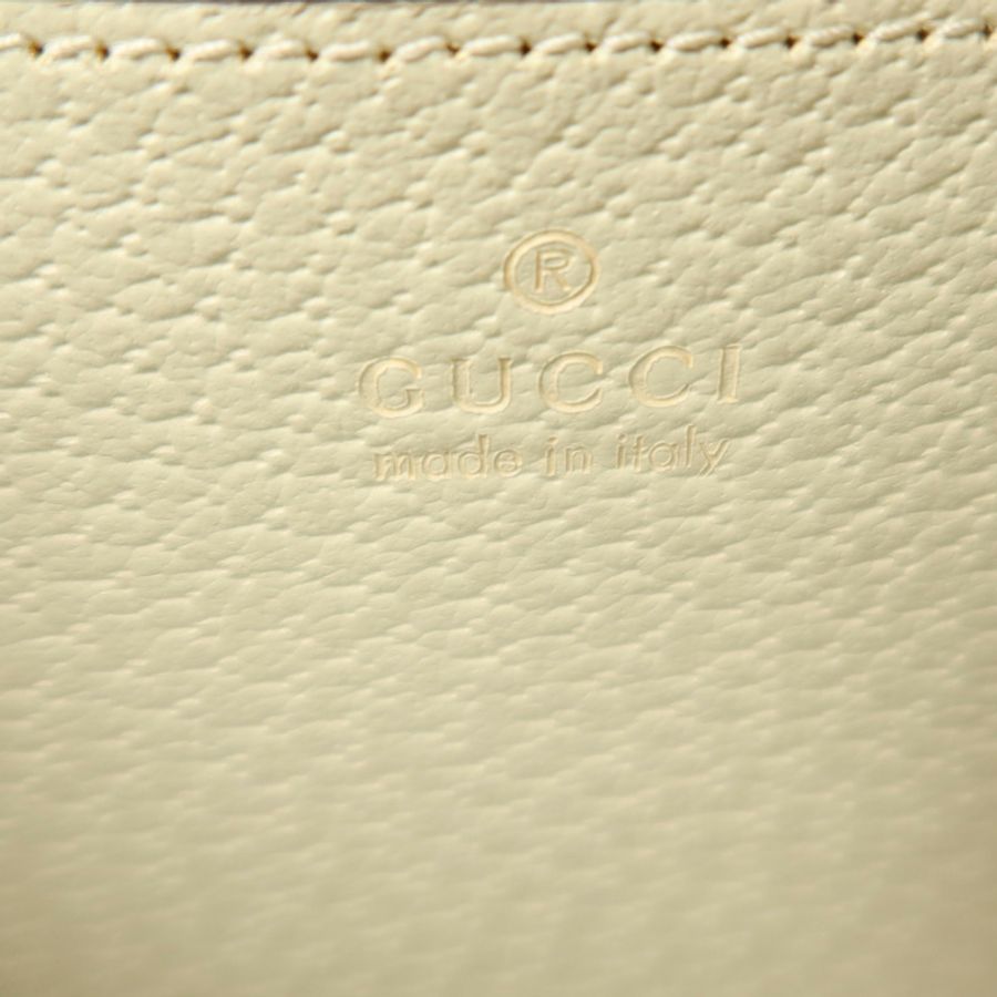 GUCCI 塗層帆布/牛皮皮革Oplidia Camera Bag金扣肩背袋-5