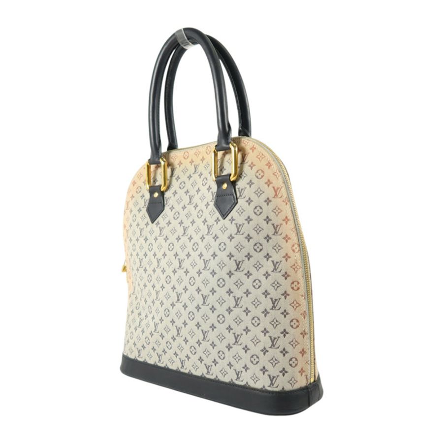 LOUIS VUITTON Monogram Mini Lin Alma Haut金扣手挽袋-2