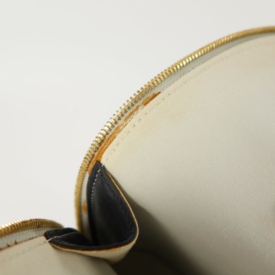 LOUIS VUITTON Monogram Mini Lin Alma Haut金扣手挽袋-17