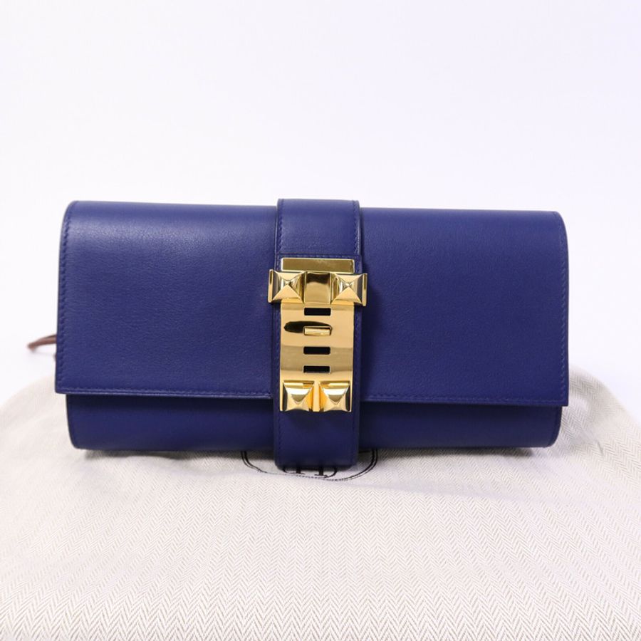 HERMES Swift皮革Medor Clutch手拿包-4