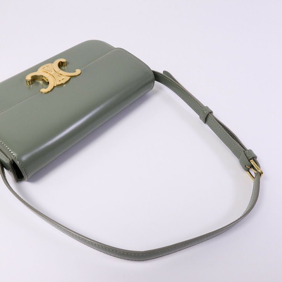 CELINE 牛皮皮革Claude肩背袋-8