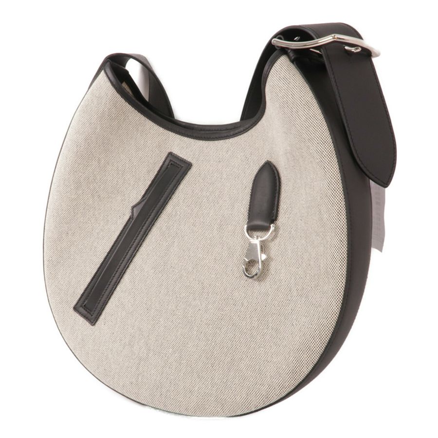 HERMES 帆布/Swift皮革Arcon Bag肩背袋Noir-2