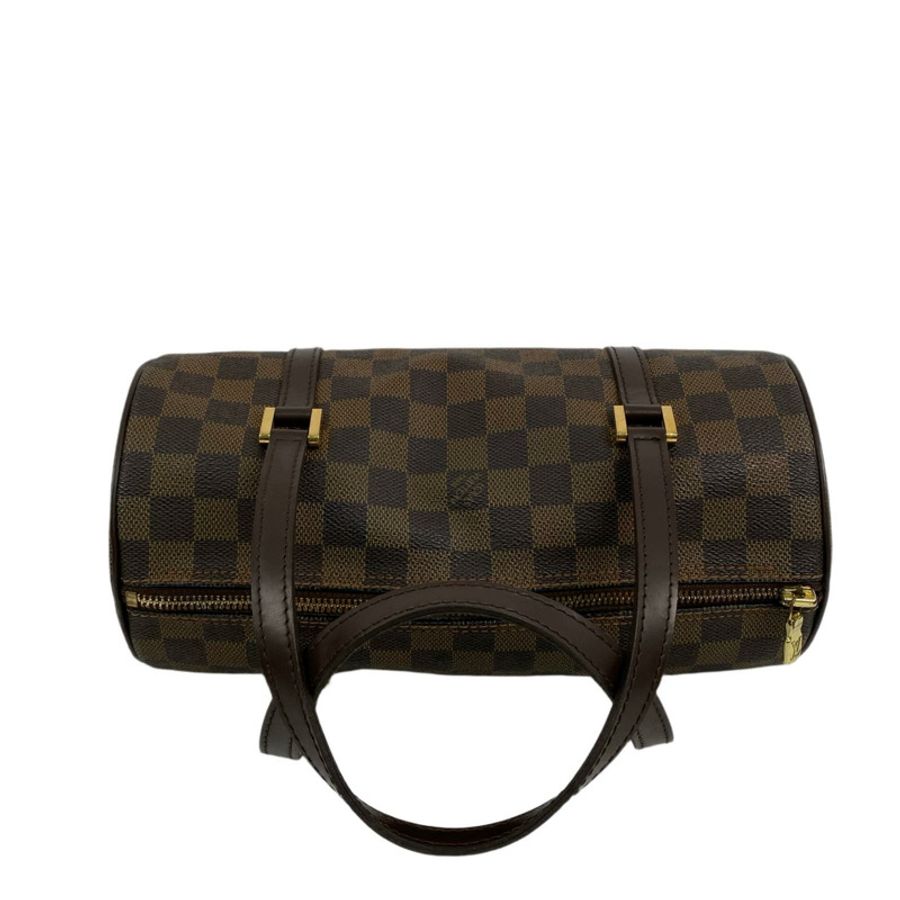 △ LOUIS VUITTON 路易·威登 Brown Coated Canvas Damier Papillon 26 Shoulder Bag 啡色塗層帆布經典格紋肩背包 N51304-267010713-9