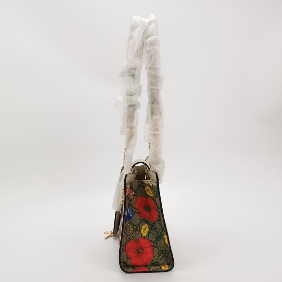Gucci padlock印花花卉肩背包 正品 99新-4