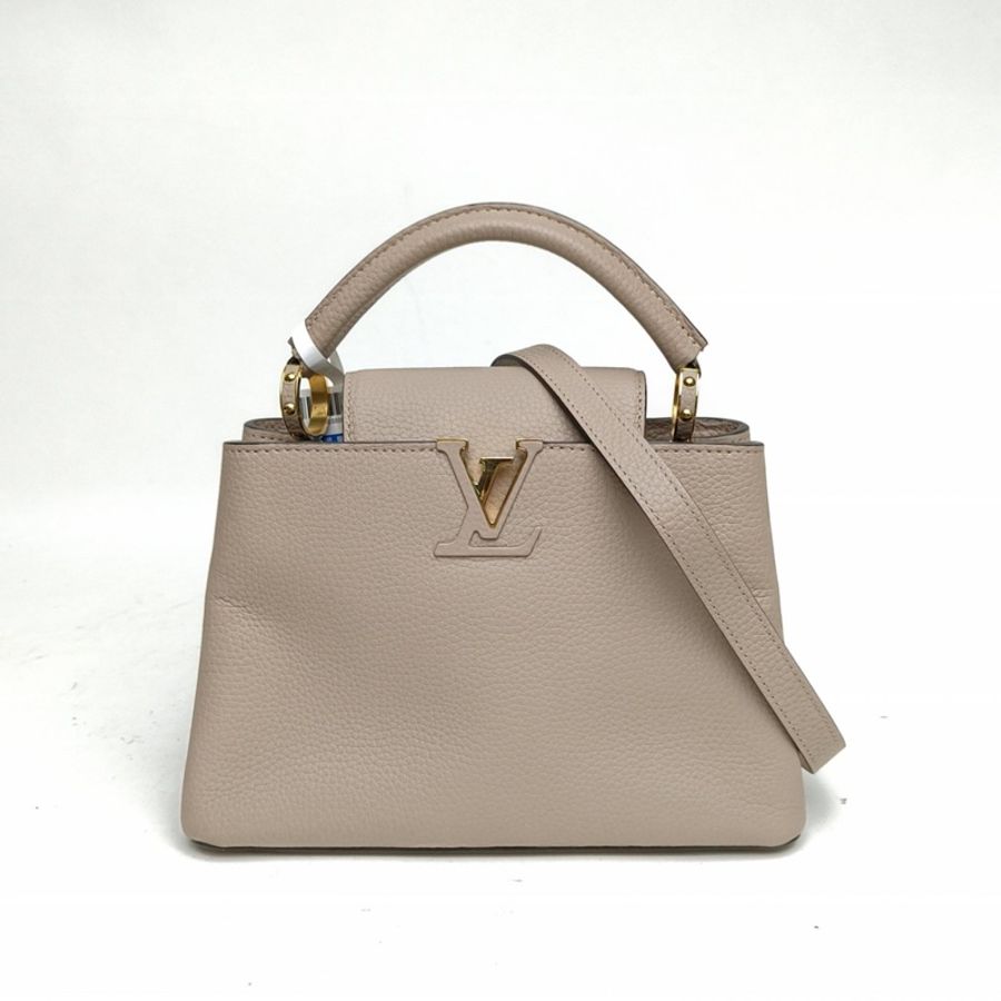 LOUIS VUITTON CapucinesBB灰色牛皮金扣2017-0