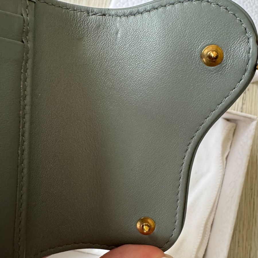 Dior Saddle Lotus 錢包 灰色-13