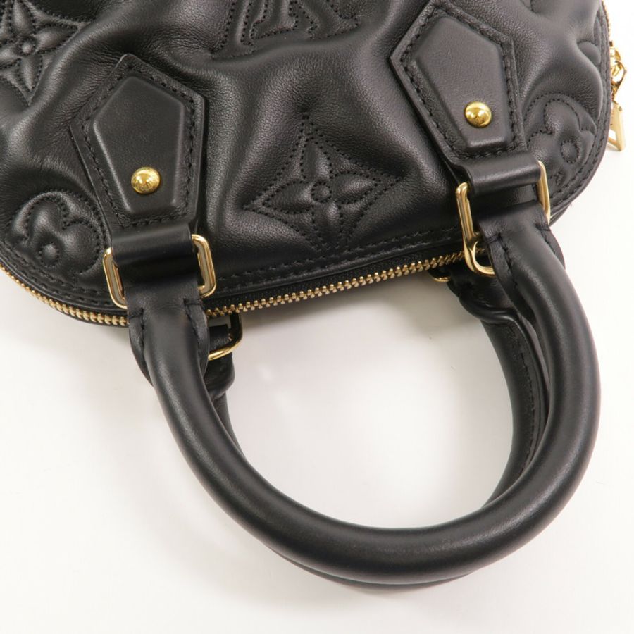 LOUIS VUITTON 牛皮皮革Alma BB Bubblegram手挽肩背兩用袋-6