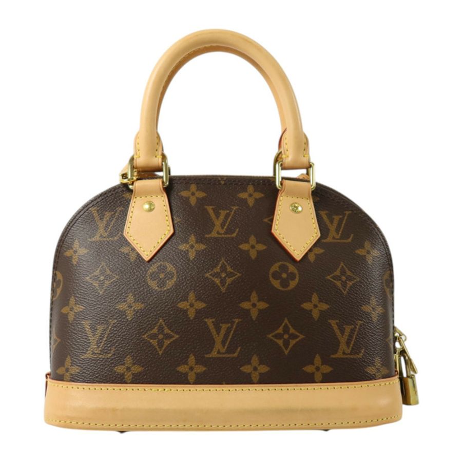 LOUIS VUITTON Monogram Alma BB金扣手挽肩背兩用袋-1