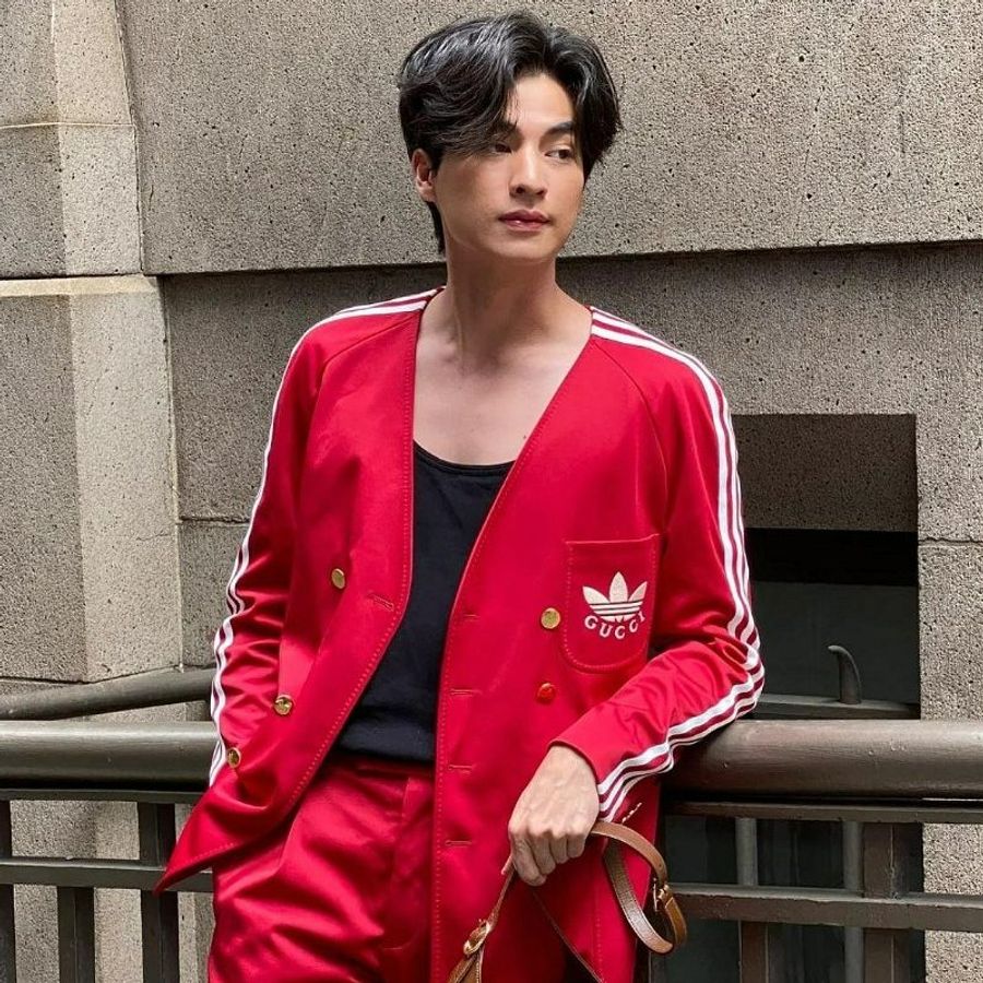 💎Han's house精品服飾💎GUCCI 古馳 聯名 愛迪達 adidas 外套 現貨  L 原價99000-0