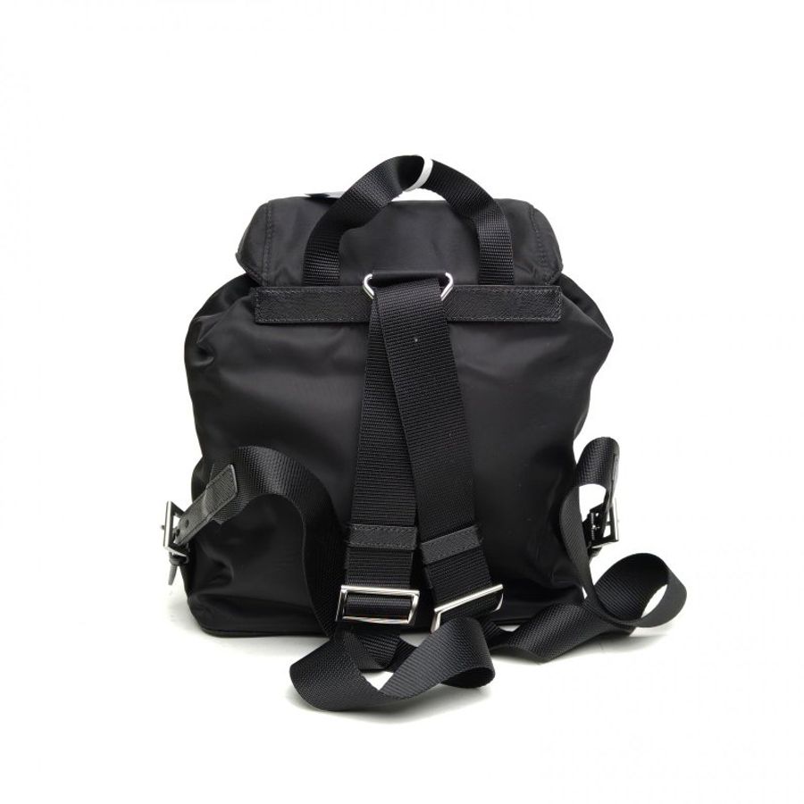 PRADA Re-Nylon雙肩包小號黑色尼龍肩背包-2