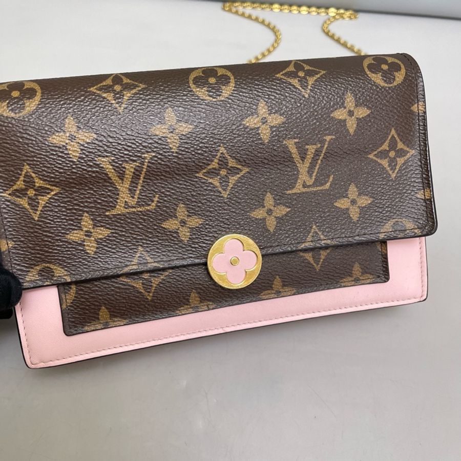 LV路易威登Flore系列粉色鏈條包，成色佳❤️正品保障-6