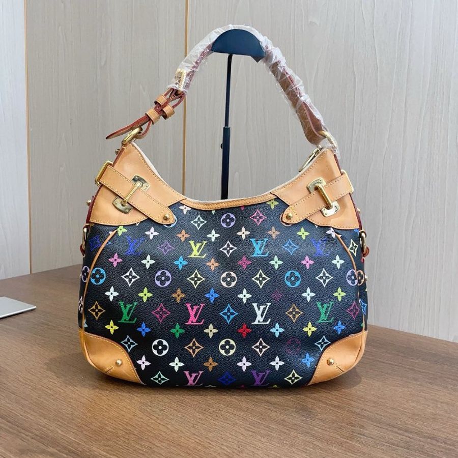 路易威登/Louis Vuitton 黑三彩 南瓜包-5