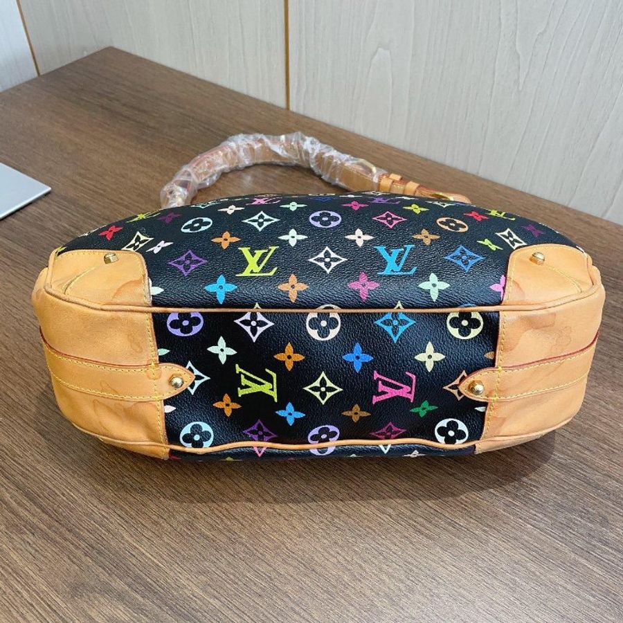 路易威登/Louis Vuitton 黑三彩 南瓜包-7