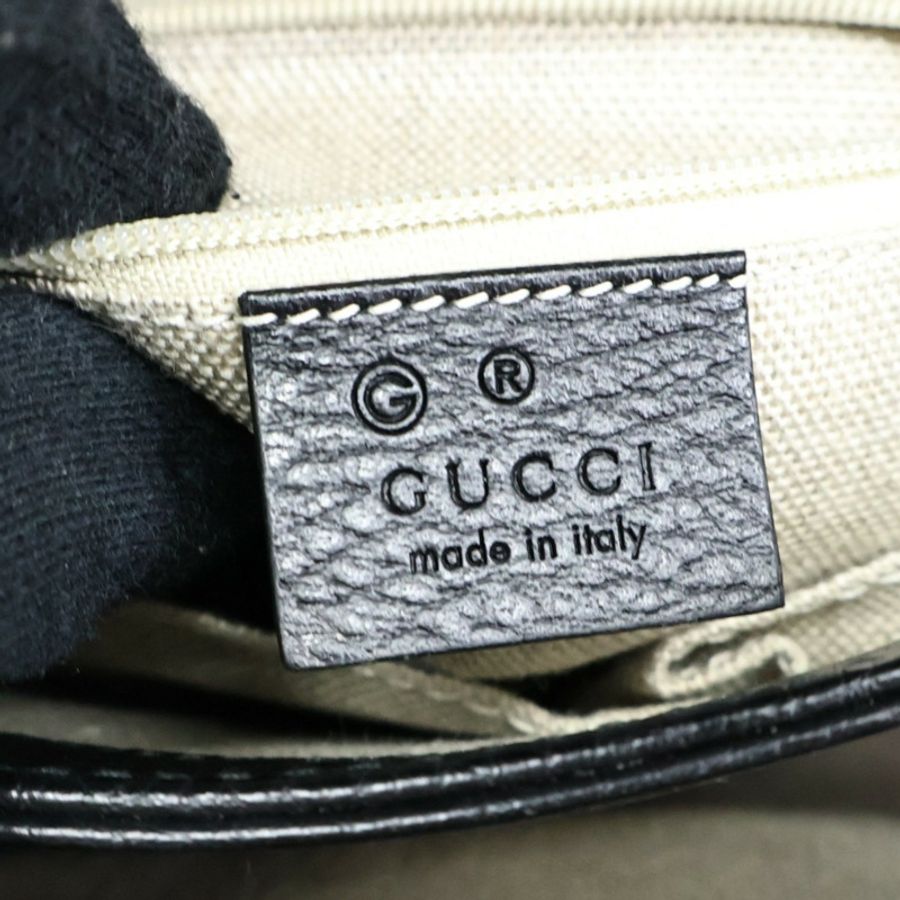 黑色 牛皮 Interlocking G Top Handle 肩背包【GUCCI 古馳】 510302-5