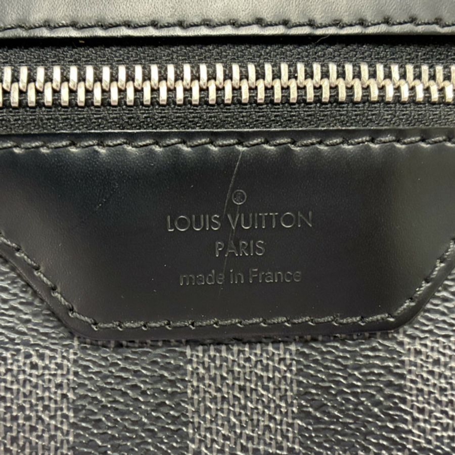 黑色 棋盤格 帆布 Mick MM 肩背包【LOUIS VUITTON LV 路易威登】 N41106-5