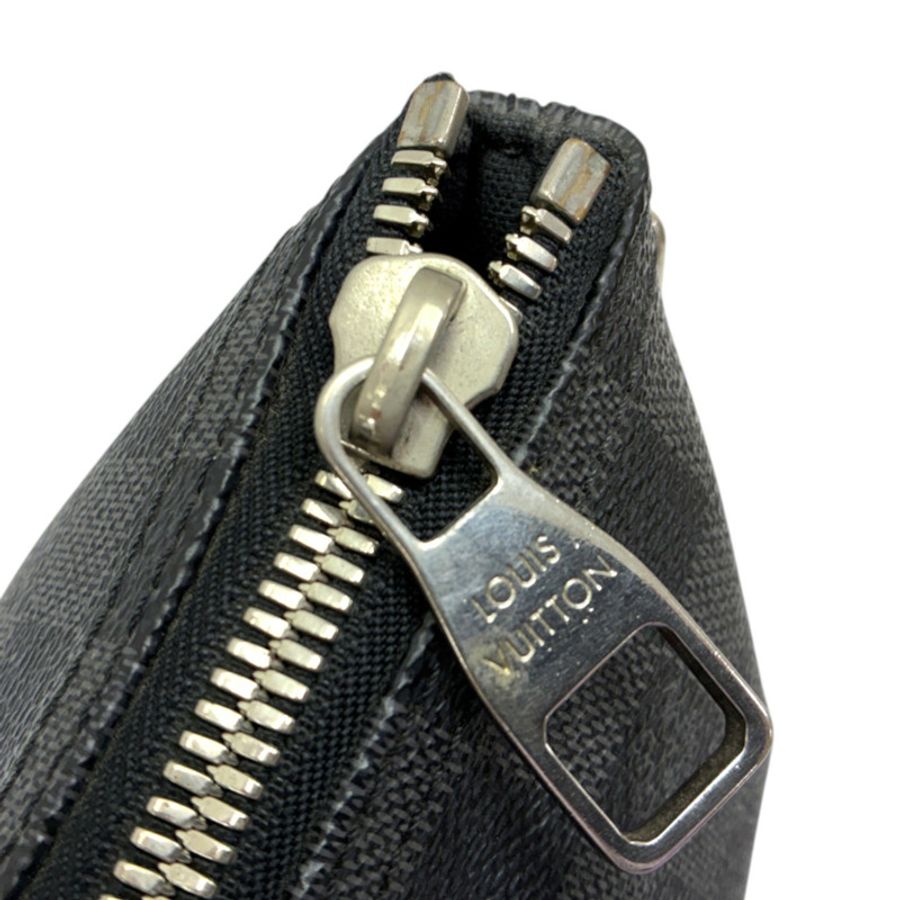 黑色 棋盤格 帆布 Mick MM 肩背包【LOUIS VUITTON LV 路易威登】 N41106-12