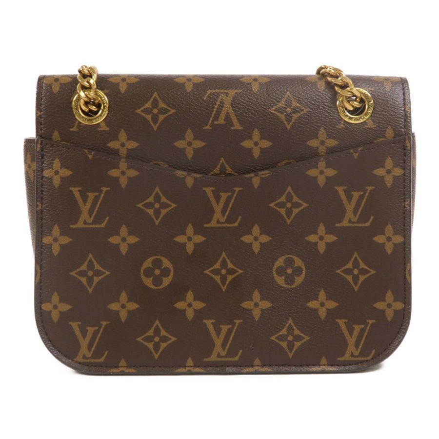 LOUIS VUITTON Monogram Passy鏈帶肩背袋-1