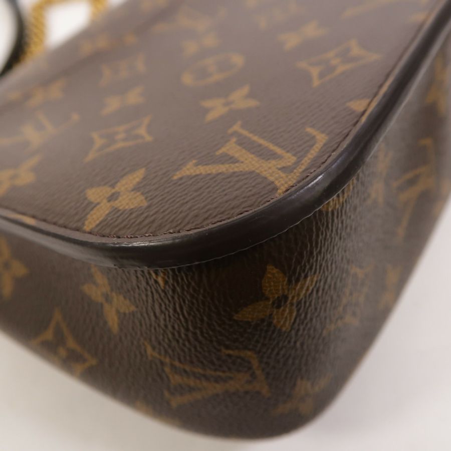 LOUIS VUITTON Monogram Passy鏈帶肩背袋-11