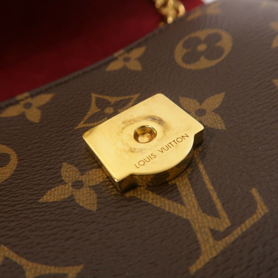 LOUIS VUITTON Monogram Passy鏈帶肩背袋-13