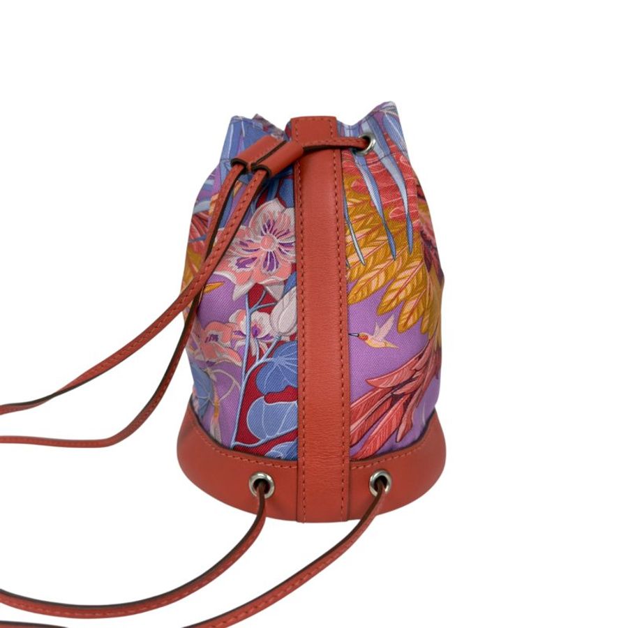 HERMES Soie Cool 多用途 迷你背包 框H刻-7
