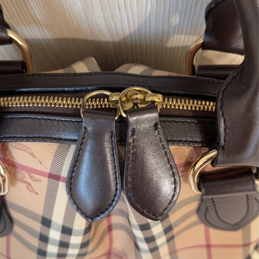 Burberry Small Thornley Bag｜Vintage Nova Check Doctor Bag｜附鎖頭鑰匙 醫師包 手提包-16