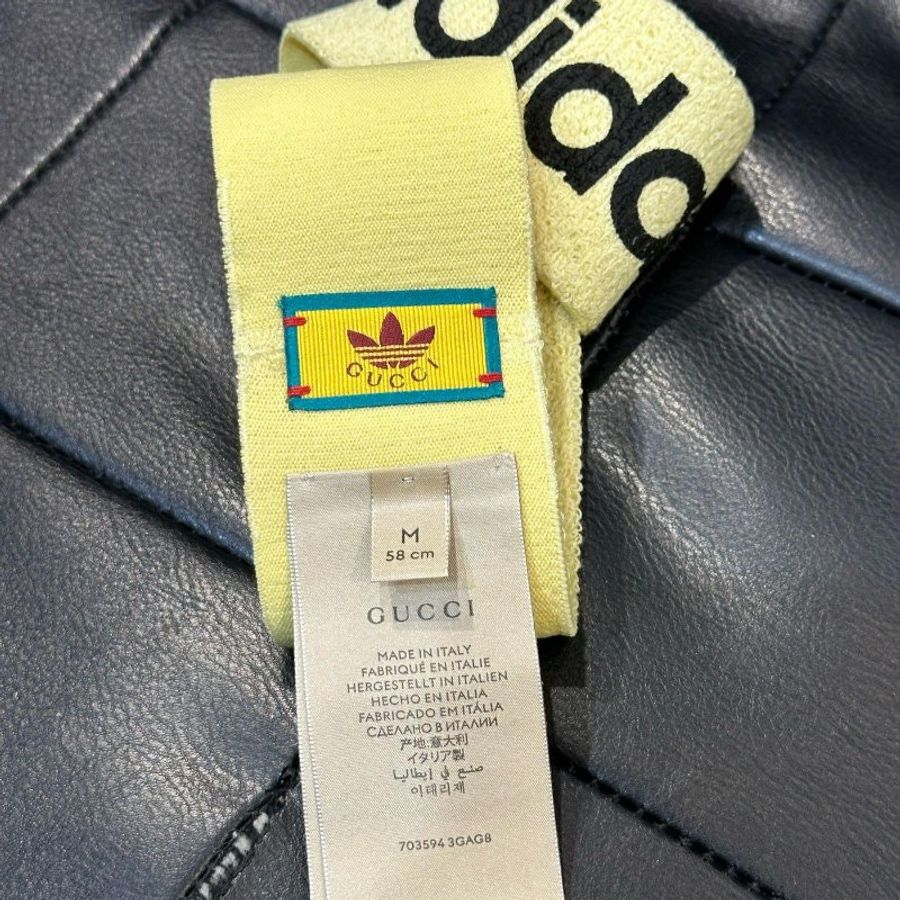 💎Han's house精品服飾💎GUCCI 彈性髮帶 鵝黃色 現貨 原價11700-1