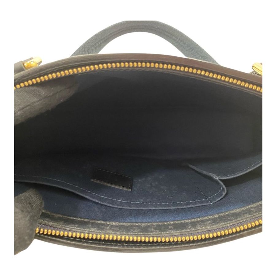Louis Vuitton 路易威登 M92680 Mini Lin Lucille PM 手提包 藍色 老花 帆布 金釦-6