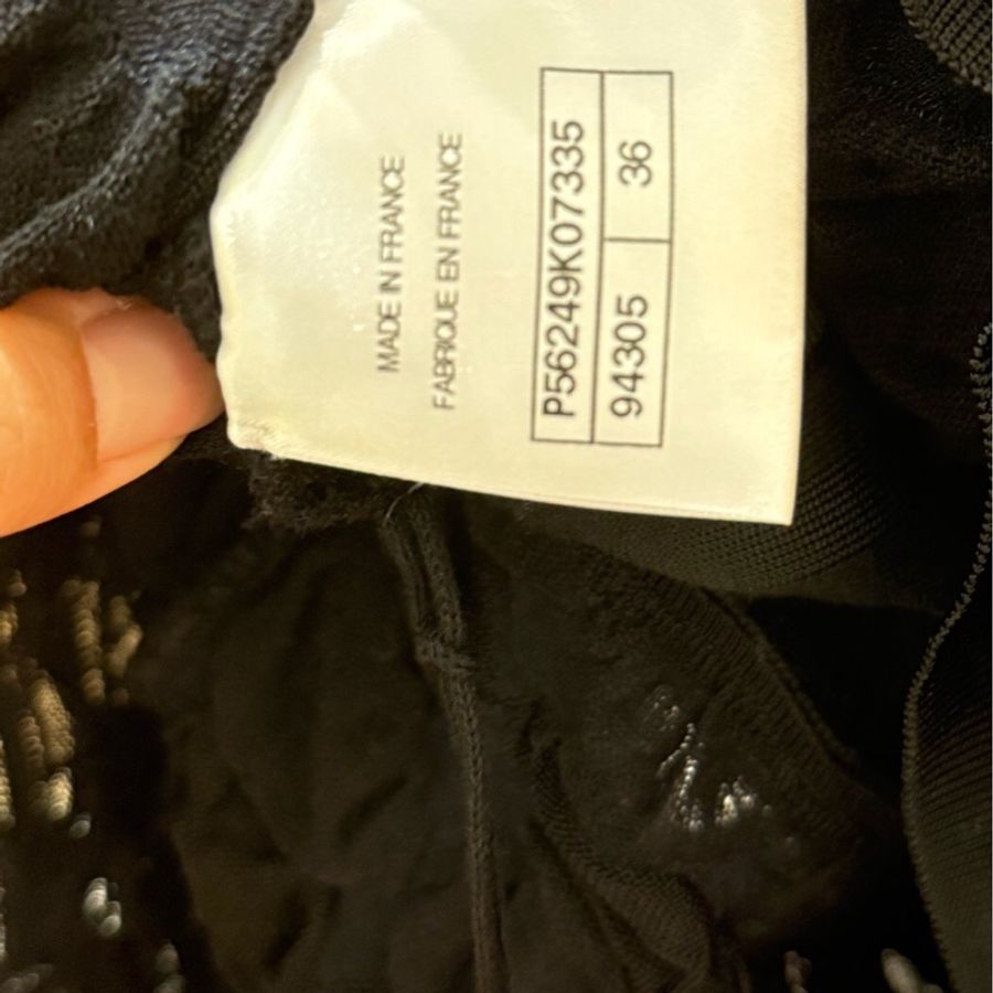 Chanel 香奈兒 黑色短袖紗泡泡袖連衣裙 36碼 🧡-5